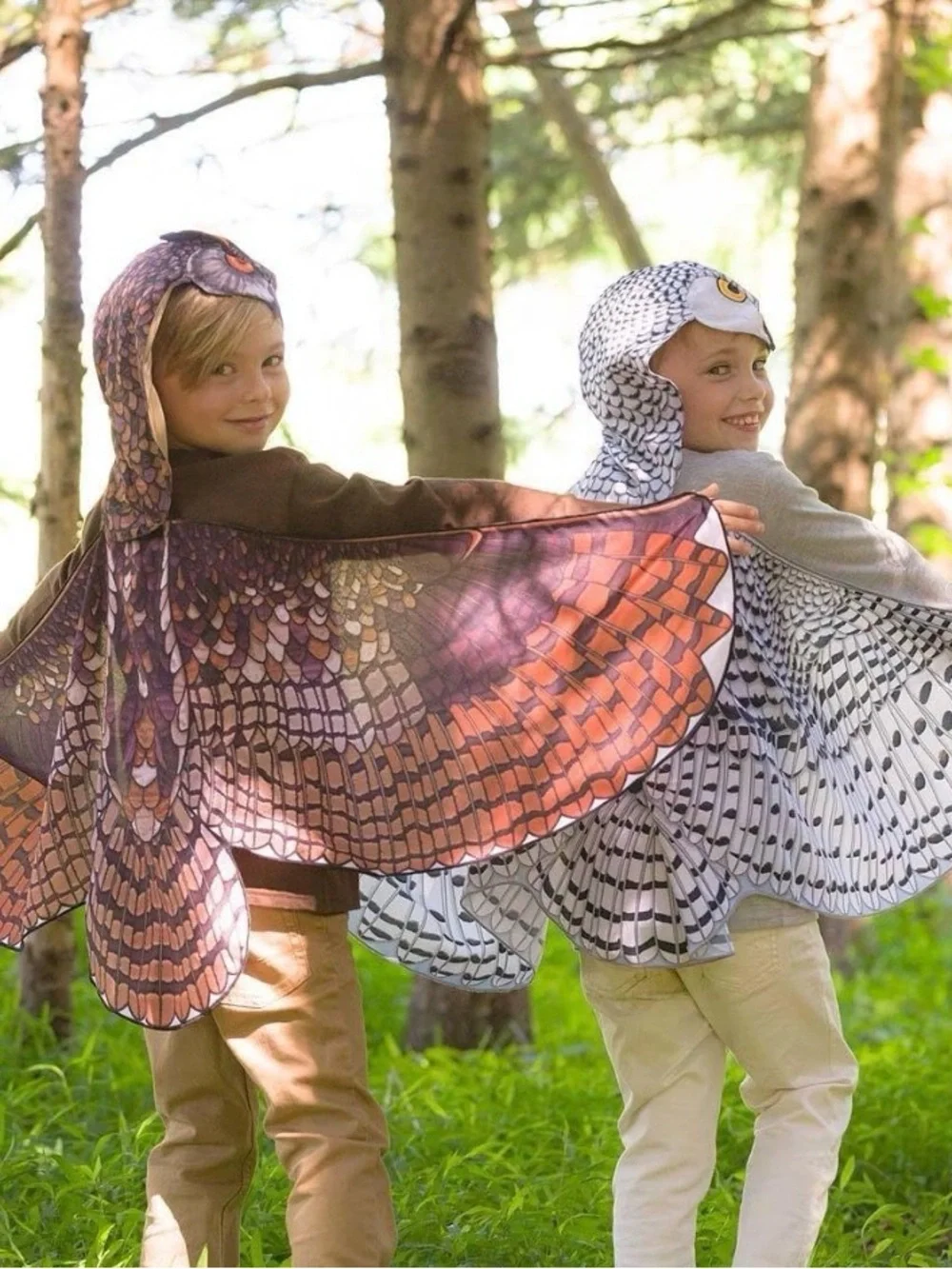 Hooded Realistic Owl Costume, beak hooded